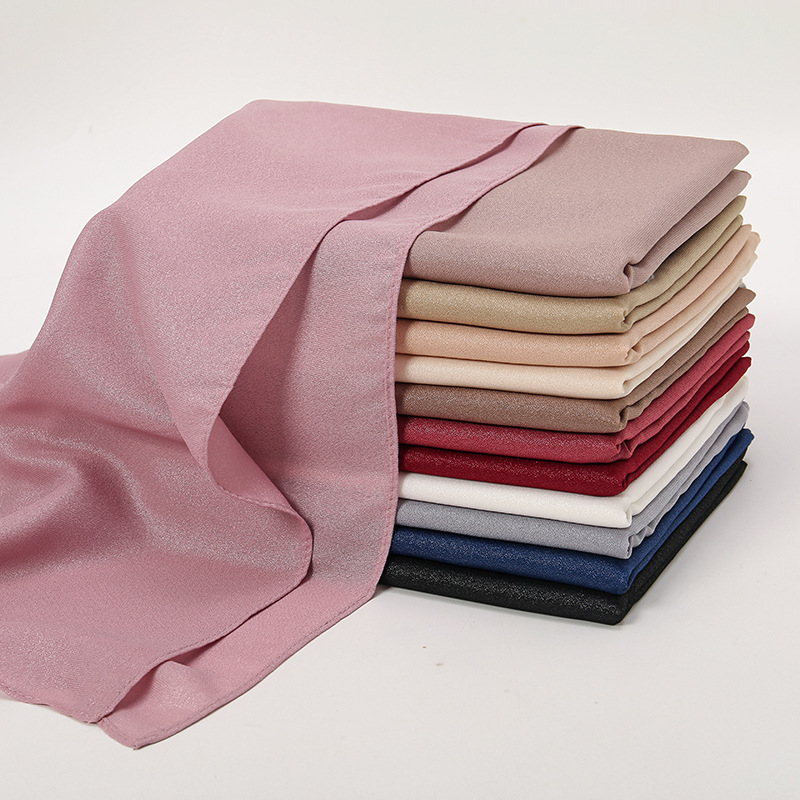 秋冬新款纯色简约百搭棉麻围巾女款外贸热销流行新款单色长巾现货详情5