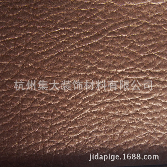 Factory direct sales of beautiful litchi pattern soft and hard bag decorative leather, special engineering leather, bulk supply pic 4