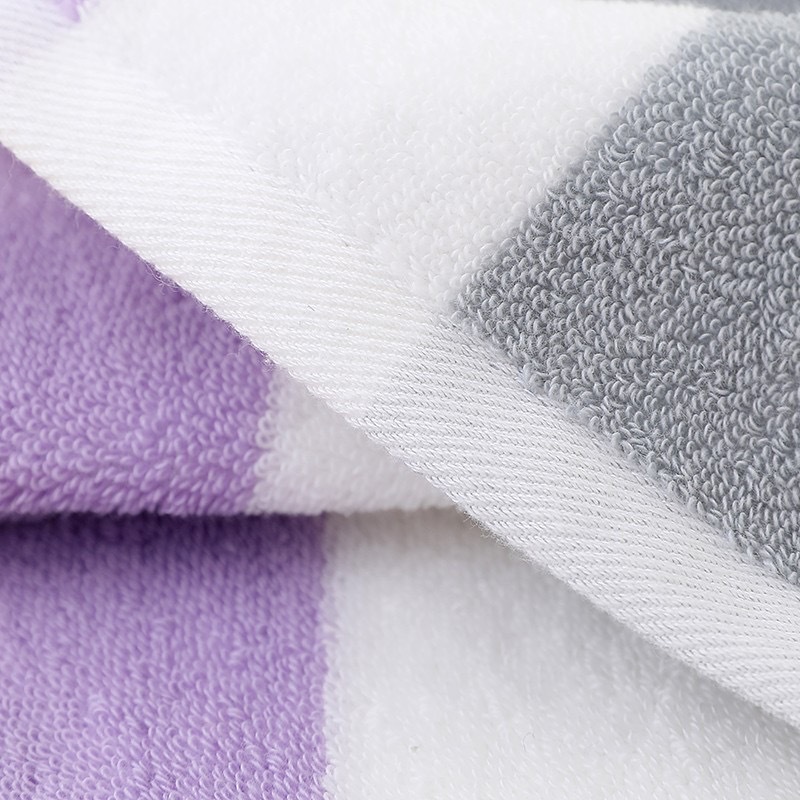 洁丽雅纯棉维也纳毛巾A类高档条纹成人洗脸吸水加厚面巾230149详情9