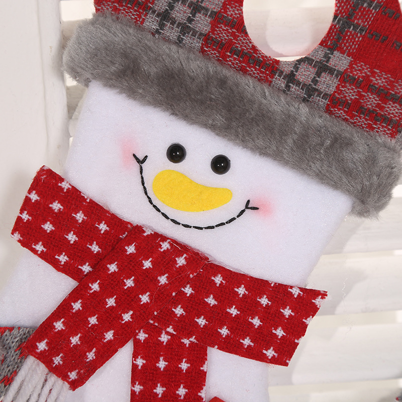 New medium-sized Christmas socks, Christmas cartoon decorative socks, gift bags, candy bags, socks, Christmas gift bags and pendants pic 7