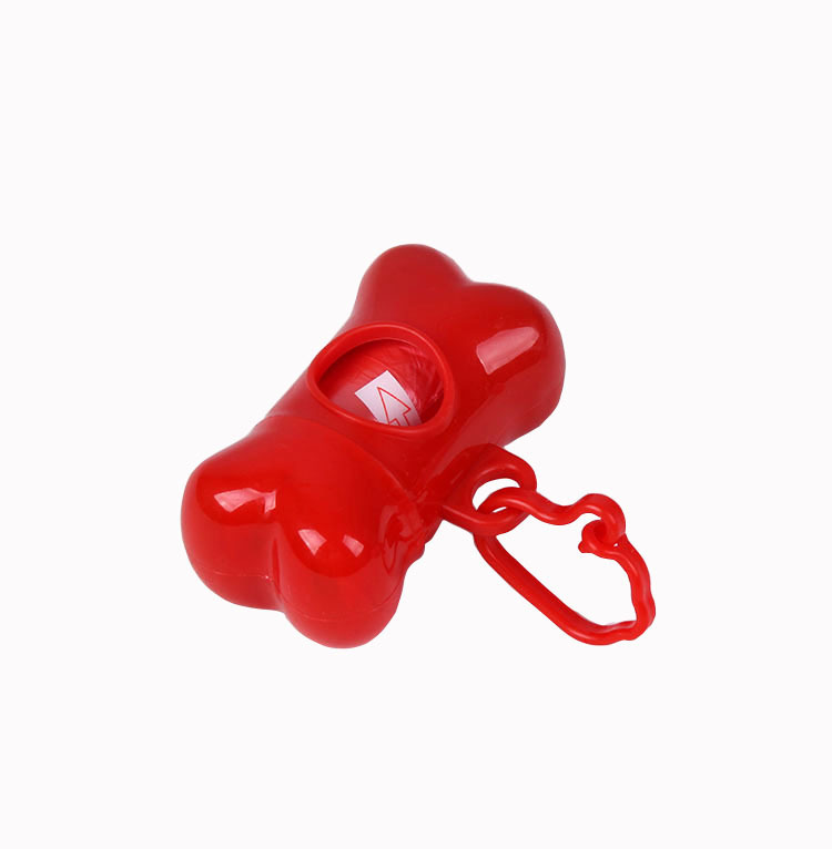 Pet supplies, pet plastic garbage bags with bone-shaped toilet picks, one bone per bag, wholesale of pet cleaning supplies pic 6