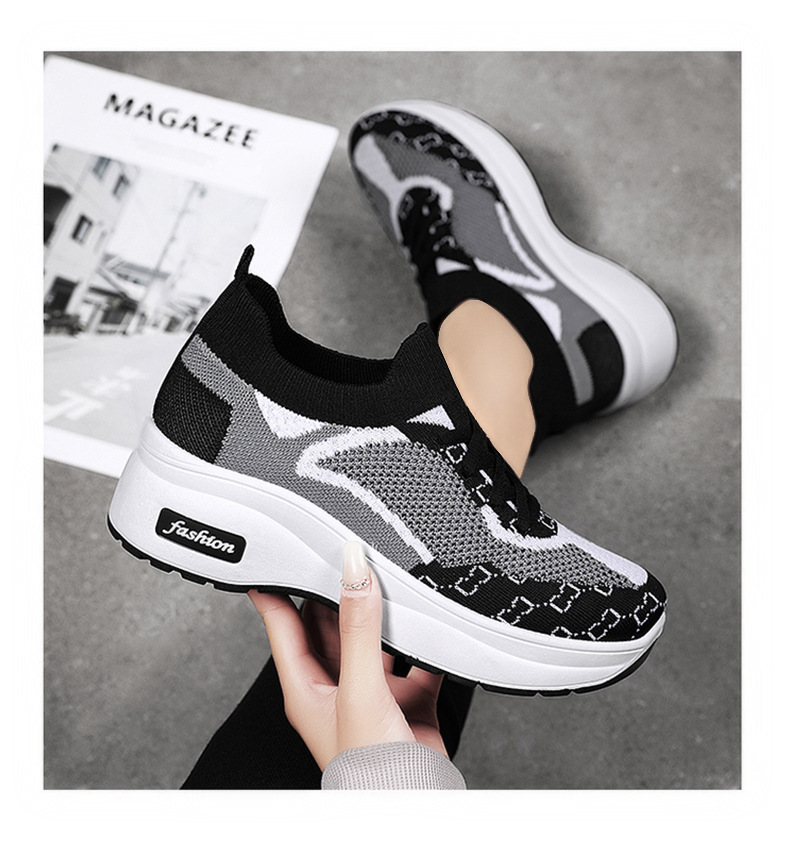 鞋子女春季新款飞织运动鞋外贸女鞋厂家跨境工厂直供厚底增高女鞋详情16