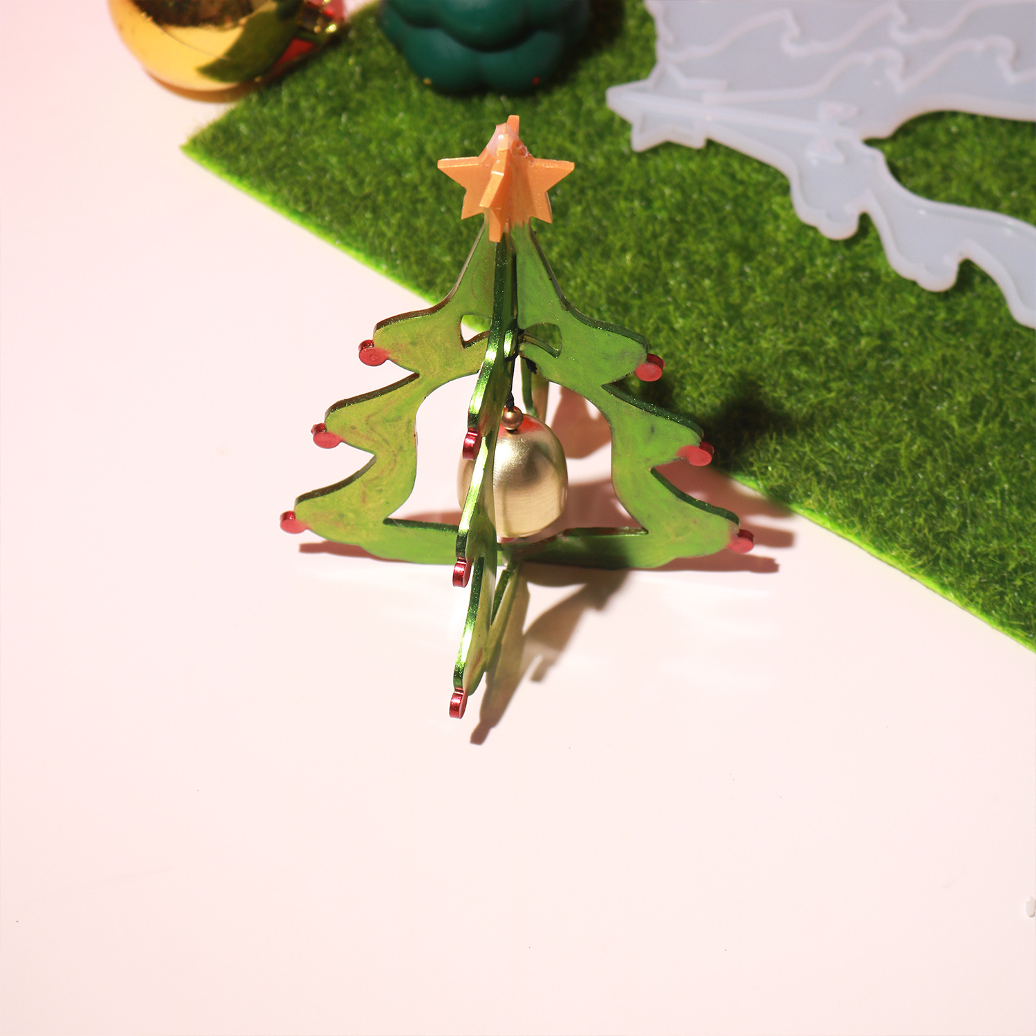 diy滴胶模具圣诞树铃铛硅胶模具派对装饰跨境专供详情7