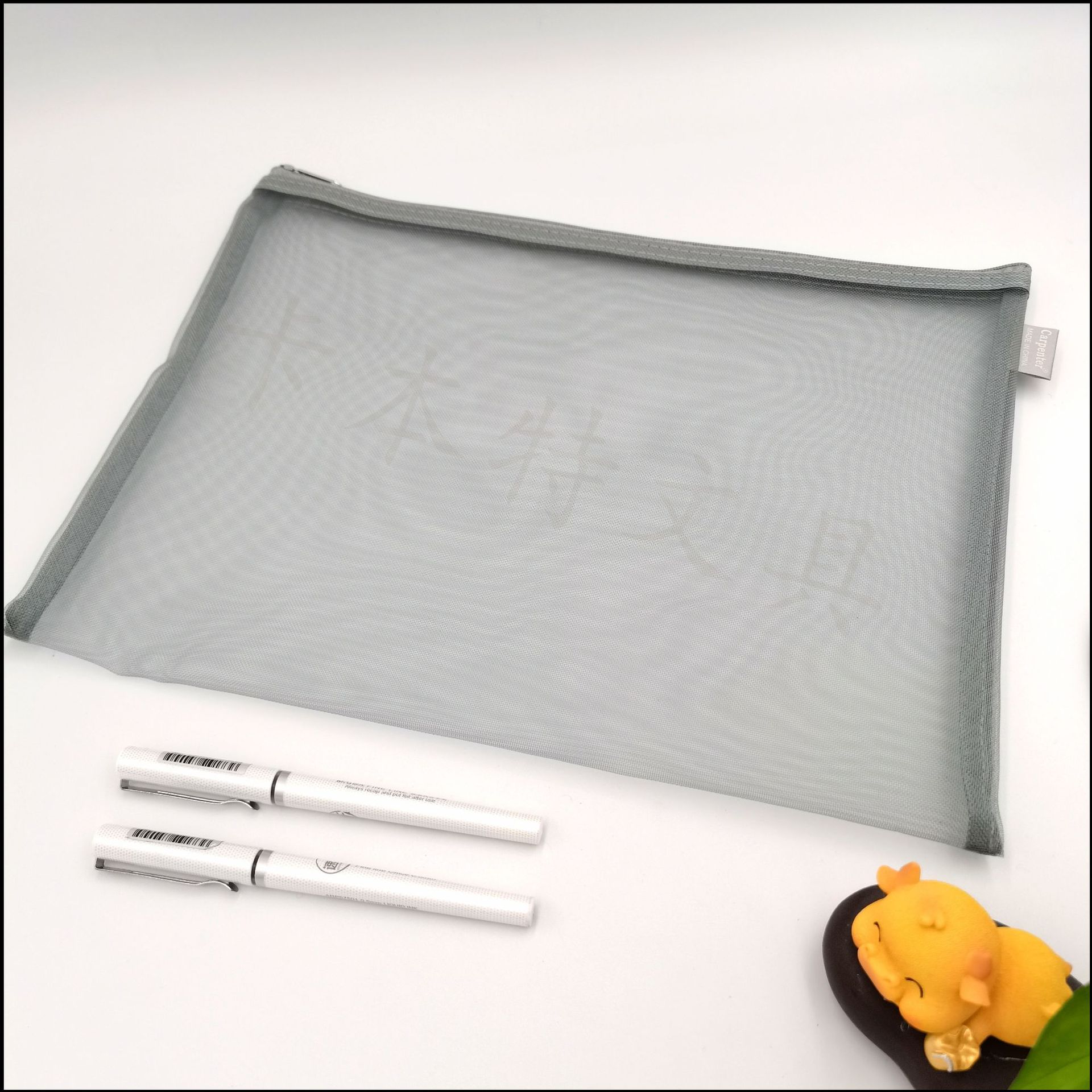 A4 zipper bags, office document bags, file bags, factory direct sales, student test paper bags, blue ticket storage bags, net bags pic 2