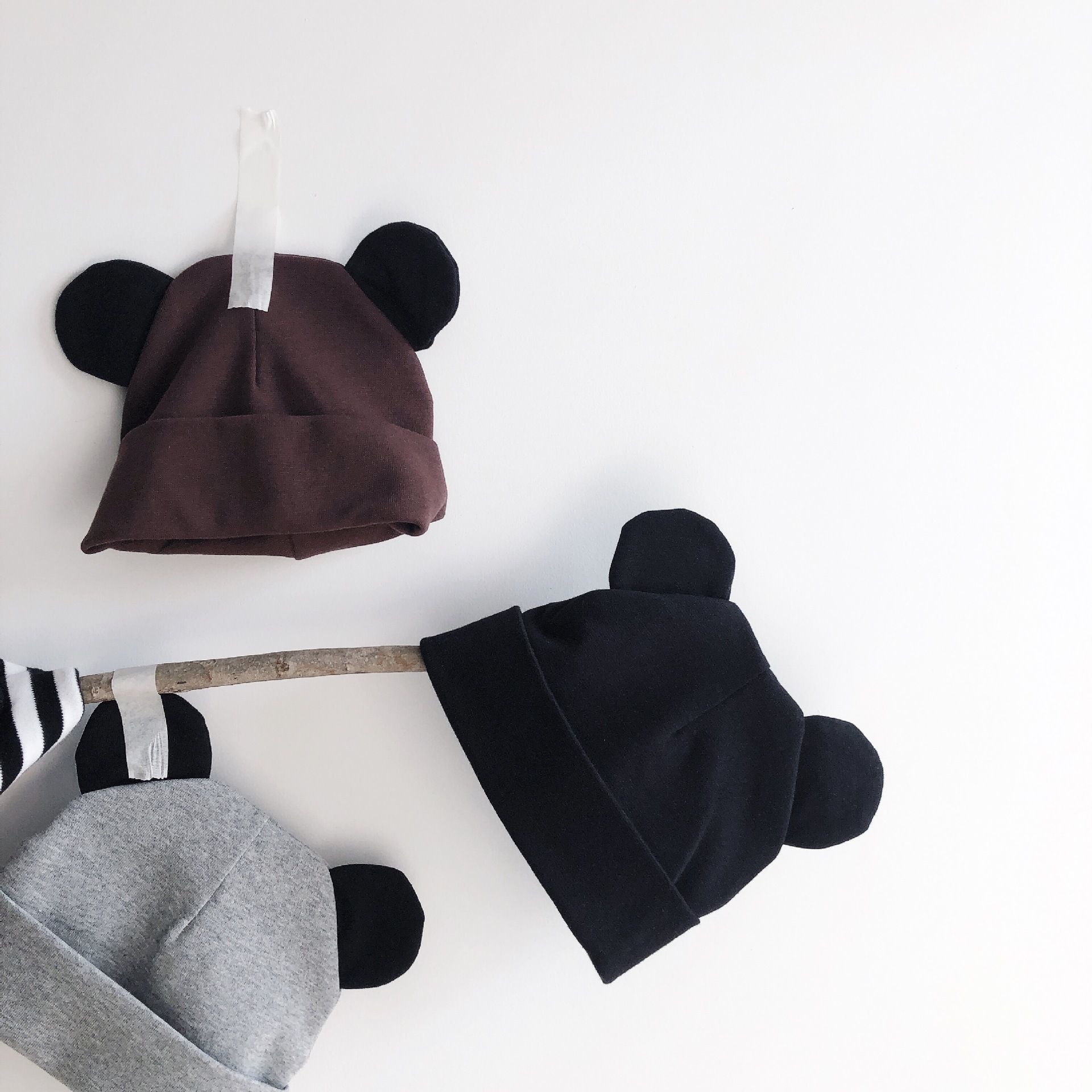Versión coreana super moe baby hat 100 días para hombres y mujeres bebé lindo gorro de orejas grandes pic 10
