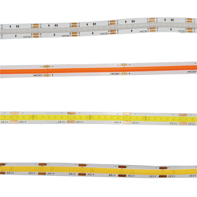 COB light strip self-adhesive 12V24v low-voltage 8mmLED home decoration flexible display cabinet decoration special linear soft light strip pic 13