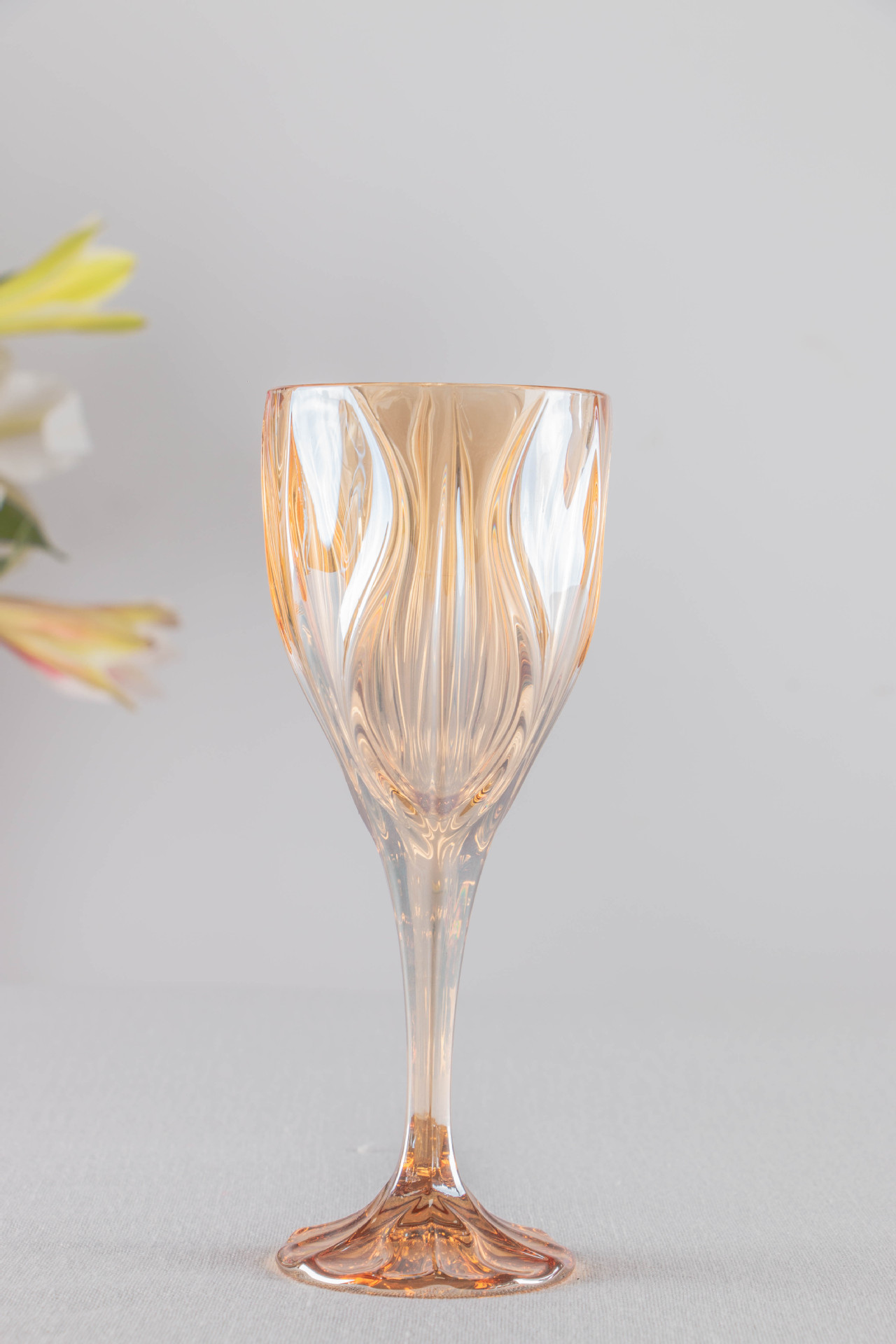 Clear crystal goblet colored champagne Transparent crystal glass Wine set Dazzling European wine Goblet wine set pic 11