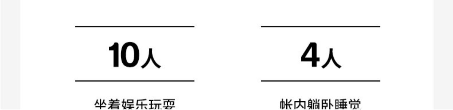 帐篷户外便携式折叠野外露营装备公园野餐野营儿童全自动加厚详情11
