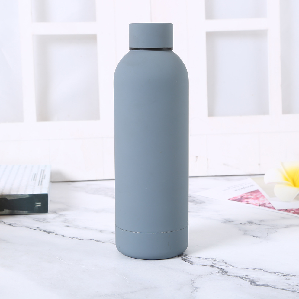 Stainless steel double-layer vacuum insulated cup, outdoor sports space cup, cross-border simple small-mouthed drinking cup pic 15