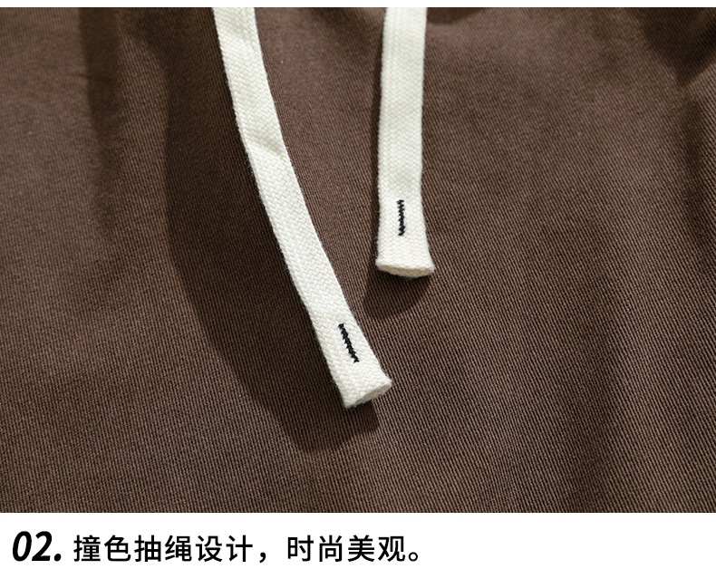 韩路cityboy男装 垂感山系工装休闲裤男春季新款直筒宽松日系长裤详情33