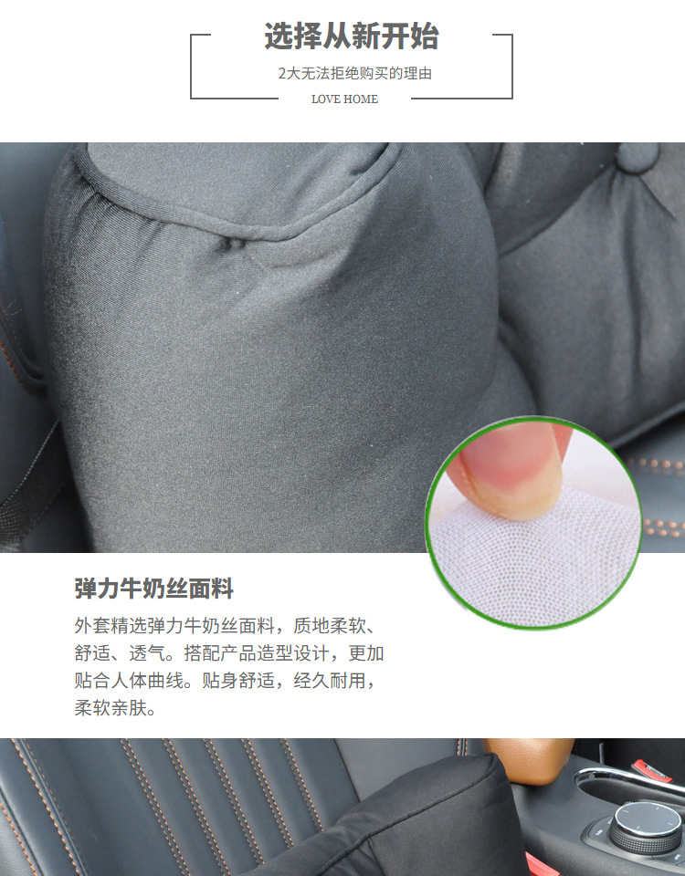 Export to Japan latex memory foam car lumbar support pads, car lumbar backrests, office seat lumbar supports pic 15