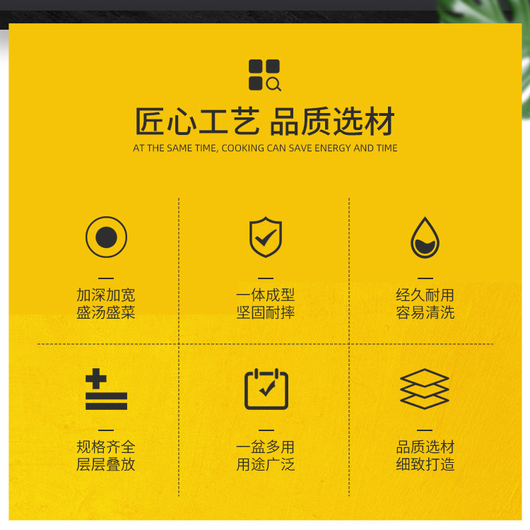 厂家批发不锈钢盆40cm商用大盆洗脸盆洗菜盆和面盆餐馆酒店餐厅盆详情36