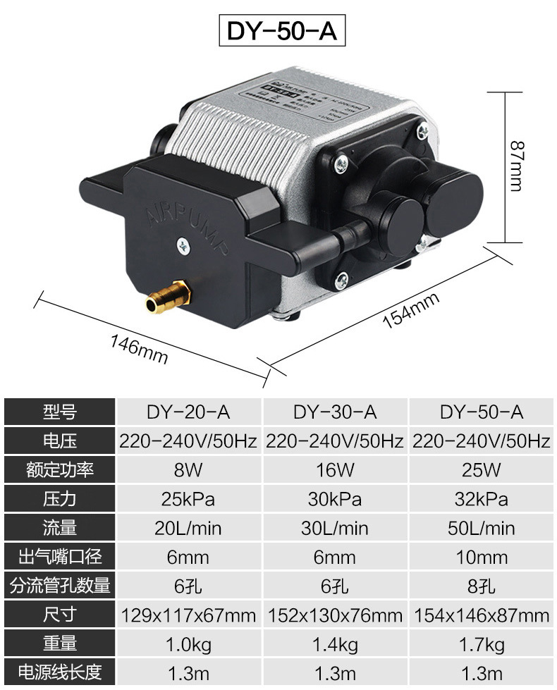 16w high-capacity high-power fish tank oxygen pump, fish farming oxygenation pump, oxygenation machine, fish selling oxygenation pump pic 26
