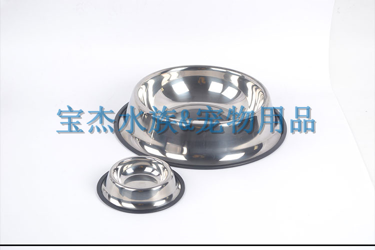 不锈钢狗碗 防滑耐磨烤漆宠物碗 多规格 宠物用品 厂家批发详情18