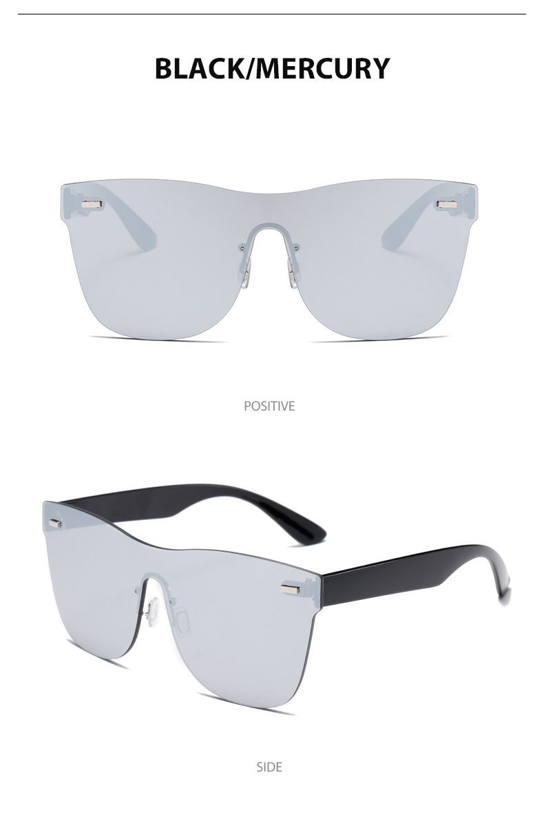8213 Frameless one-piece lens sunglasses for men and women, cycling, sports and fashion, European and American cross-border Amazon UV400 trend pic 14