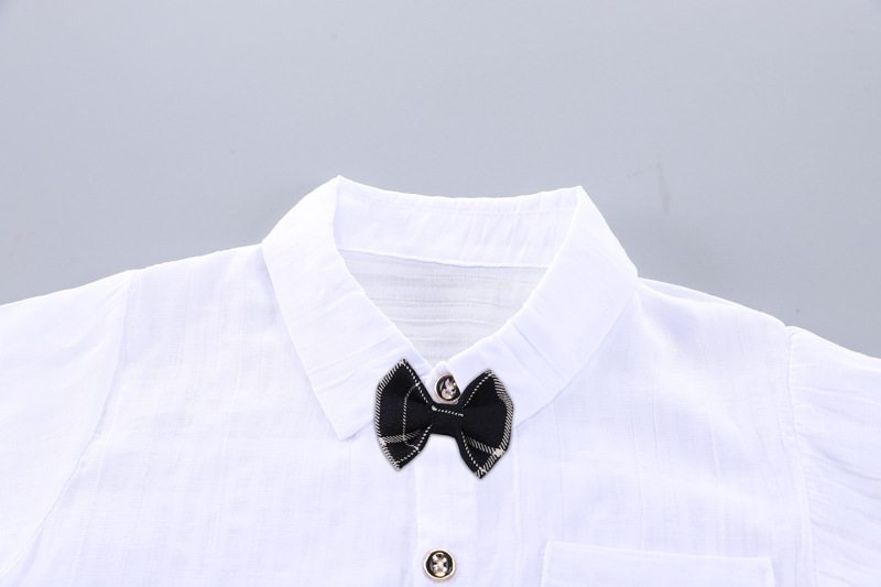 韩版宝宝长袖西装三件套2024秋季新款儿童开学装男童表演礼服套装详情16