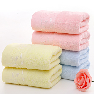 Pure cotton towel manufacturer, adult face wash, household thickened daily necessities, water-patterned pure cotton 32-ply towel wholesale, logo pic 7