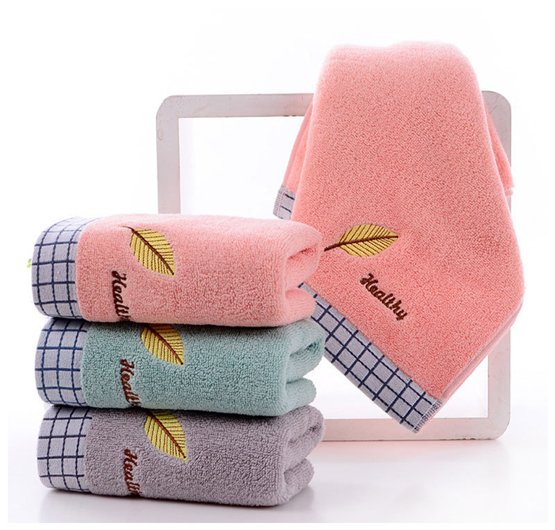 Casa uso diario engrosado mil pájaros tartan absorbente toalla de algodón para lavar la cara supermercado hotel regalo de boda caja de regalo toalla pic 26