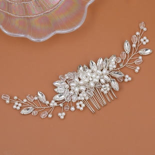 Carlo L1015 Bridal dress and hair accessories are selling well. Exquisite accessories, original design, bridesmaid headwear, simple wedding matching pic 10