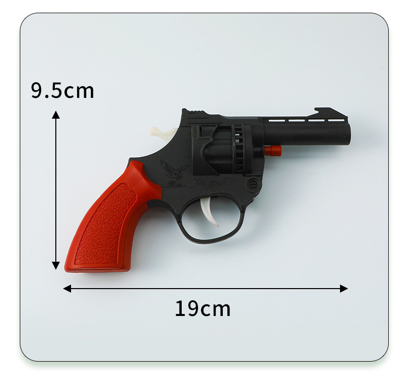 电镀金银砸炮枪响纸炮枪左轮模型80怀旧小时候玩具火子枪详情6