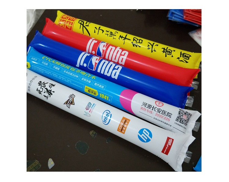 Cheering stick, inflatable cheerleading stick, inflatable stick, advertising and promotion, cheerleading stick, cheering stick, support stick, balloon, printed logo pic 6