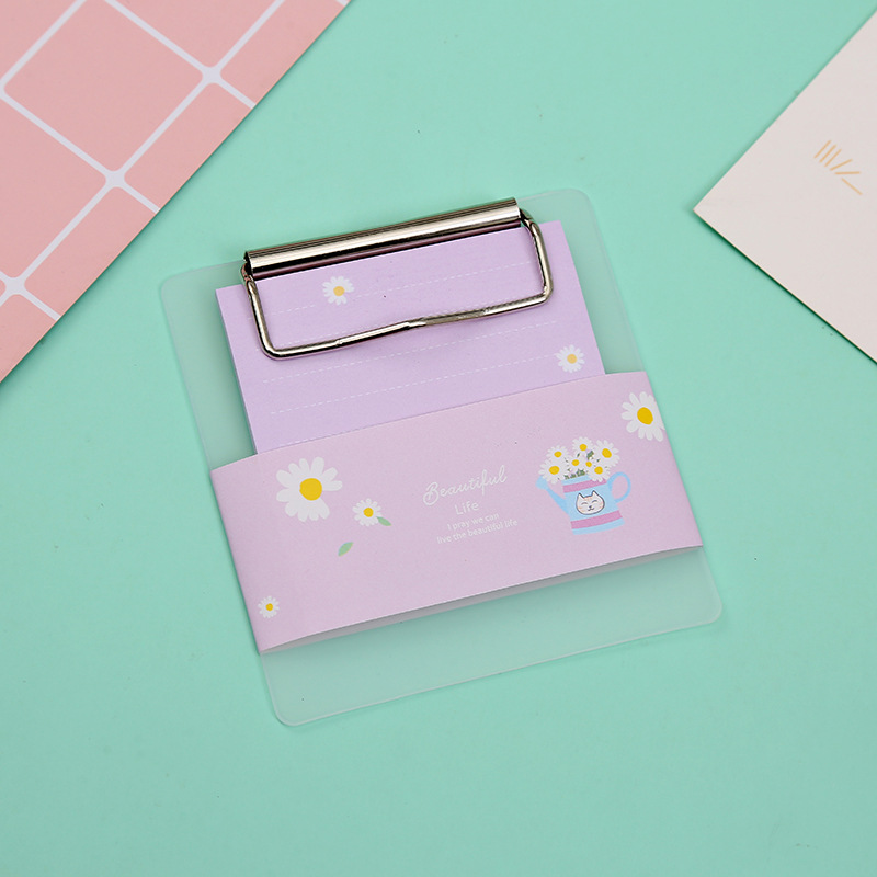 Sticky note paper, small Daisy board, clip-on sticky notes, cute cartoon sticky note book, simple student note-taking sticky note customization pic 7