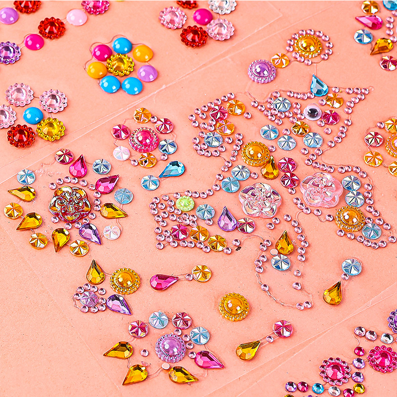 新款卡皮巴拉系列装饰贴 治愈系贴贴钻亚克力手机保温杯贴纸详情10