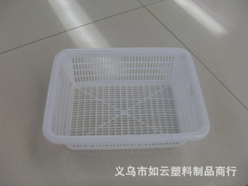 批发供应塑料长方筛  长方果蔬篮 1233长方筛 大号方筛详情3