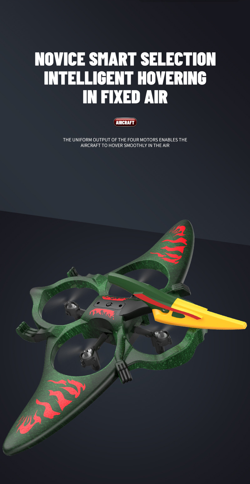 翼龙泡沫飞机人机带灯光飞行器战斗机儿童遥控飞机玩具批发详情8