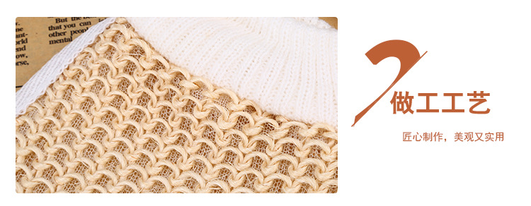 [LOVELY HOME] [hold ga] sisal bath rubber guante material de cáñamo de baño fibra vegetal masajeador toalla de baño wholesale práctico sisal bath guante pic 3