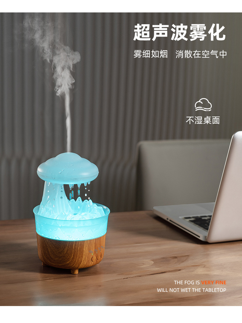 Small portable air humidifier, household large fog capacity, mini desktop humidifier, automatic fragrance sprayer pic 6