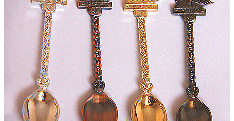 Factory wholesale vintage dessert spoons, smooth sailing small spoons, coffee spoons, premium spoons (JY44), creative tableware, decorative spoons, stainless steel dessert spoons, fruit spoons, ice cream spoons. pic 27