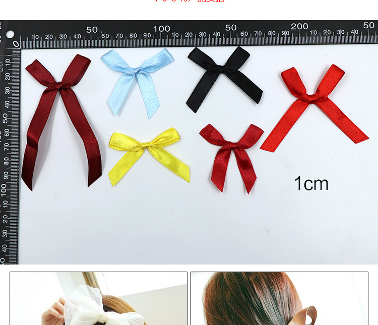 Professional hand-knitted ribbon bows, handcrafted bows, and butterfly flowers can be customized according to samples. Factory direct sales pic 6