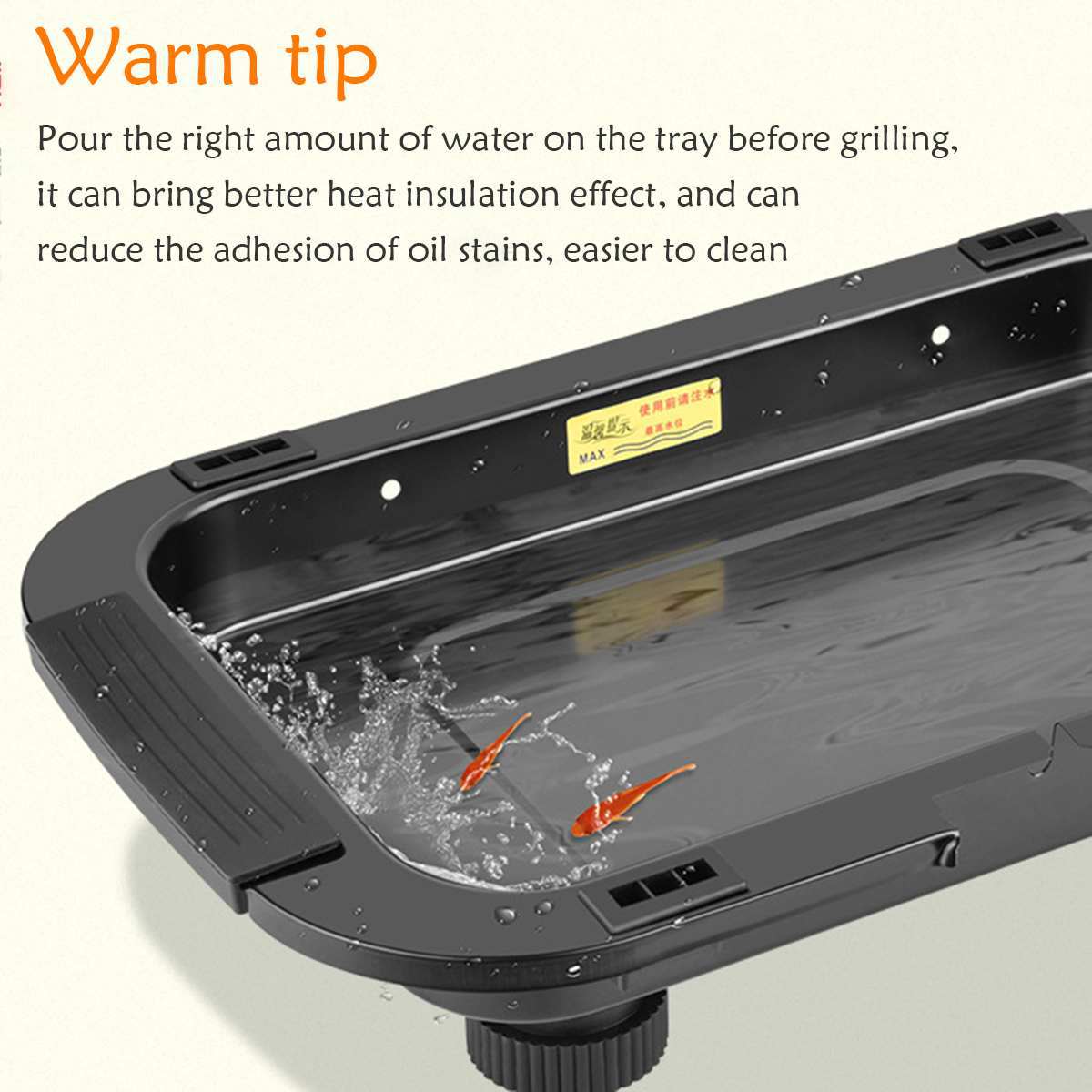 Cross-border bestseller SOKANY273BG European standard household smokeless electric barbecue grill, electric barbecue grill pic 5