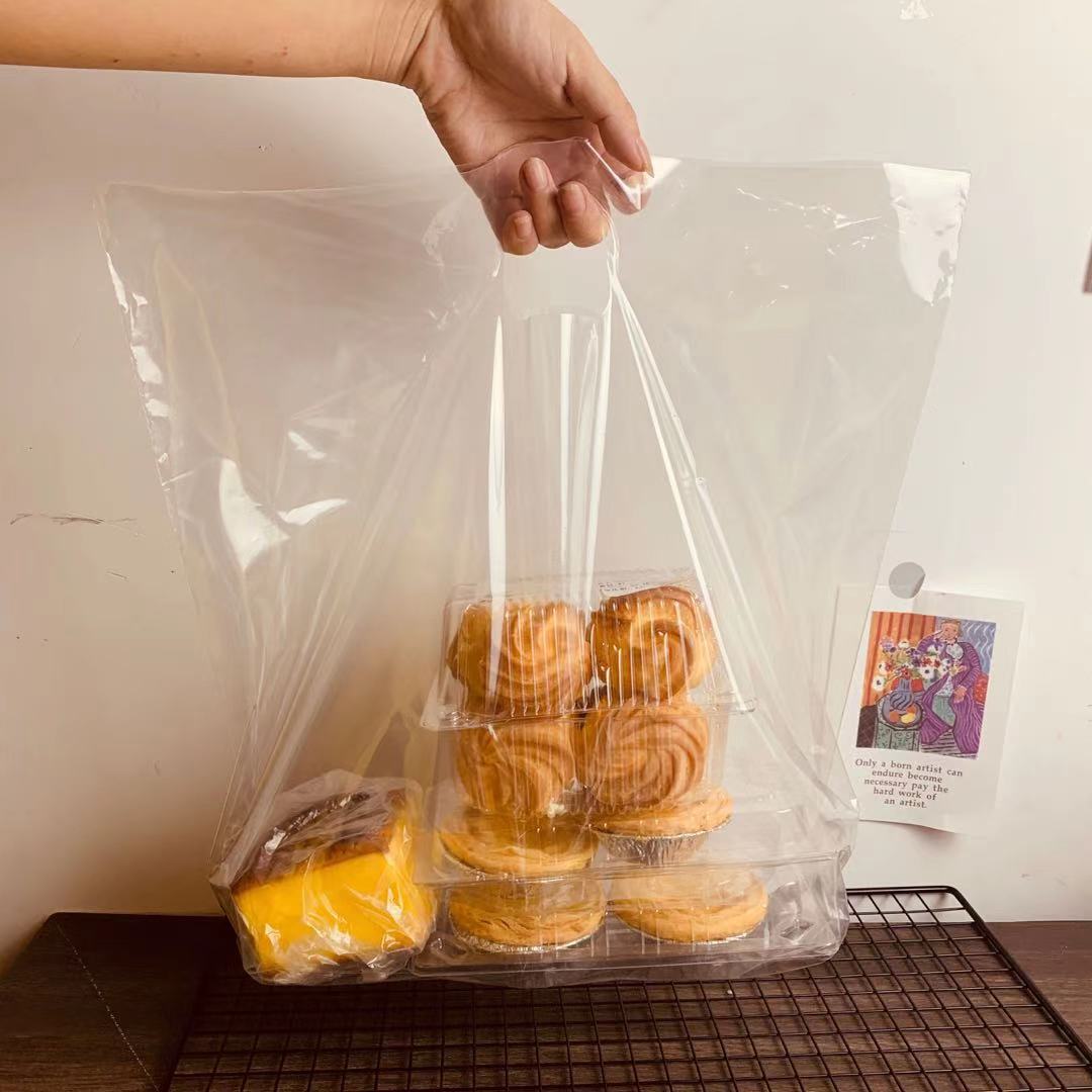 For the Dragon Boat Festival, baking, bakery, takeout bags, plastic bags, cake boxes, packing bags, desserts, fruits, transparent hand-held bags pic 5