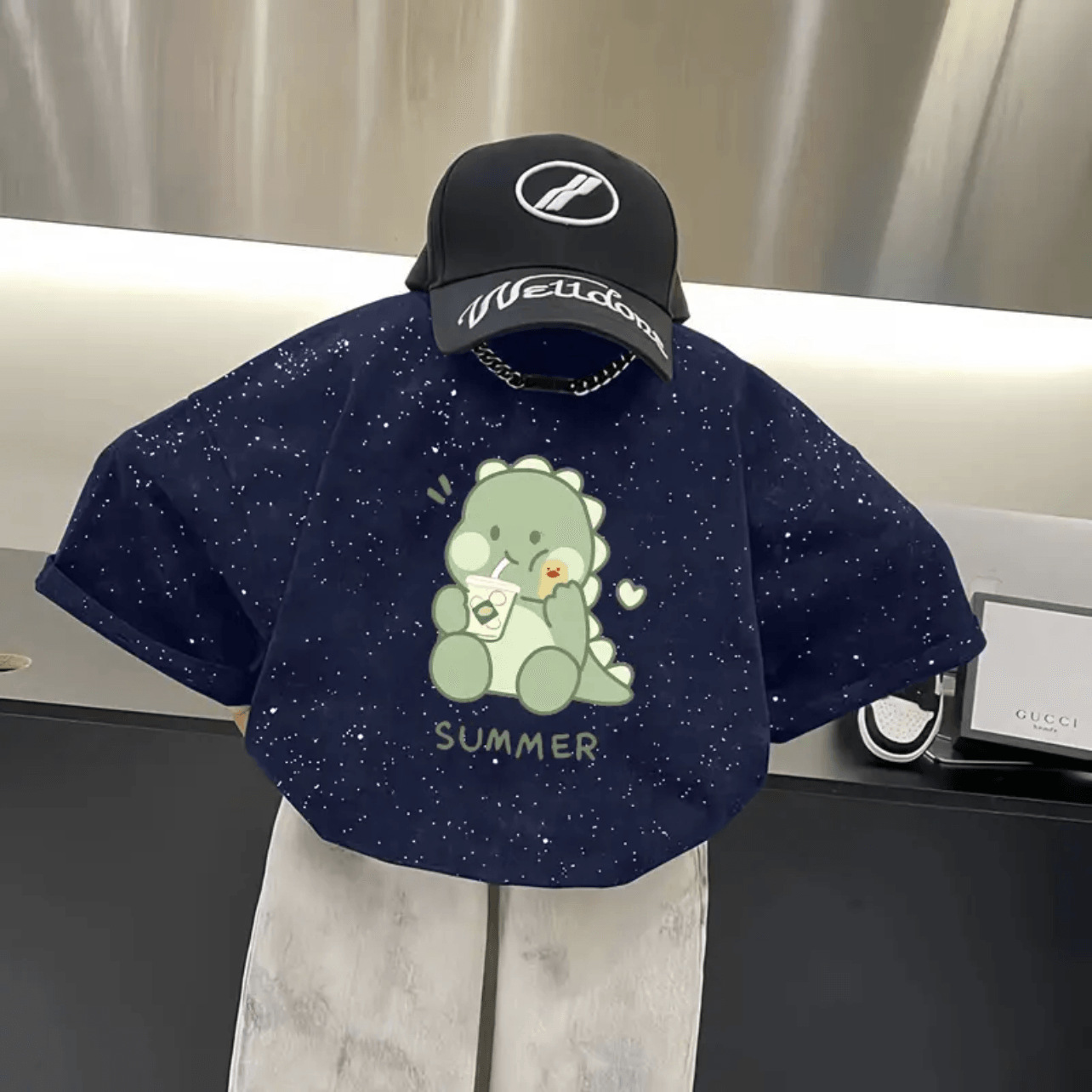 男童短袖T恤夏装2025新款儿童夏季纯棉上衣男孩中大童帅气半袖潮t详情11