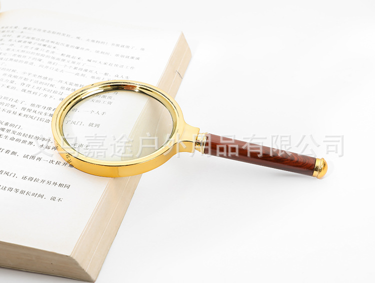 High-definition handheld magnifying glass 10x high power focusing ignition, children, students, elderly reading, wholesale distribution pic 2
