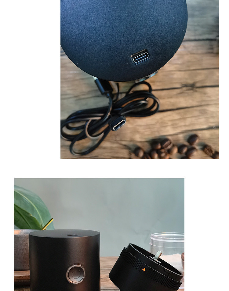 Cross-border portable electric coffee grinder, USB charging coffee grinder, electric coffee grinder, coffee bean grinder pic 15