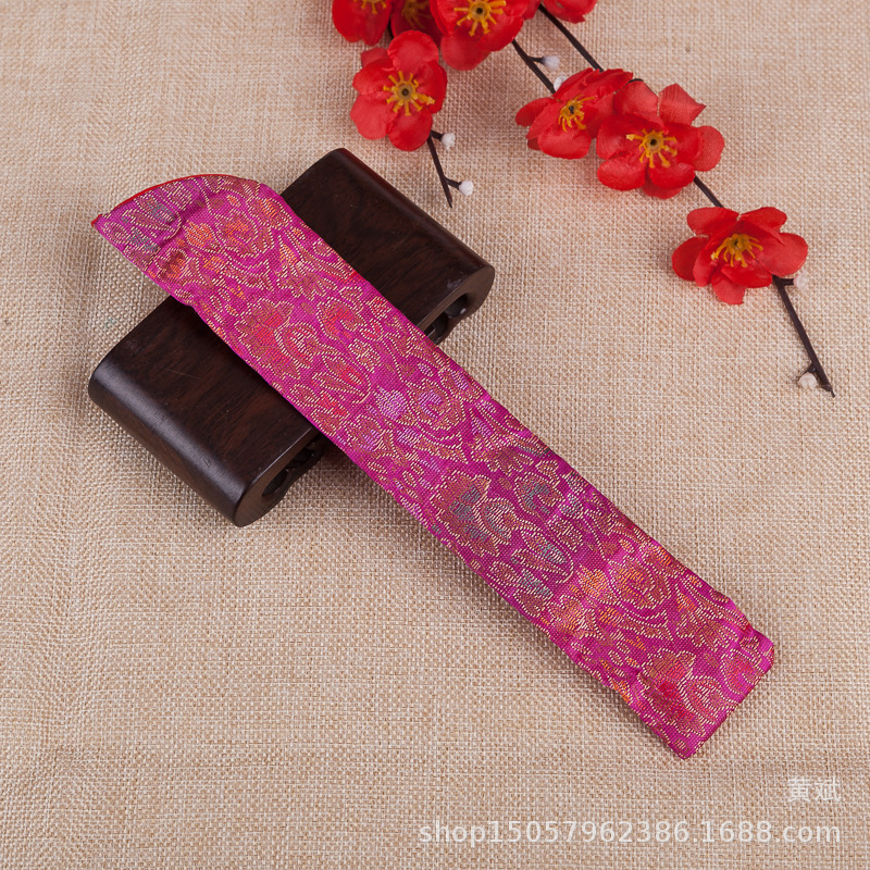 精品女扇扇套精美图腾扇袋古典扇子配饰厂家直销 礼品扇袋批发详情2