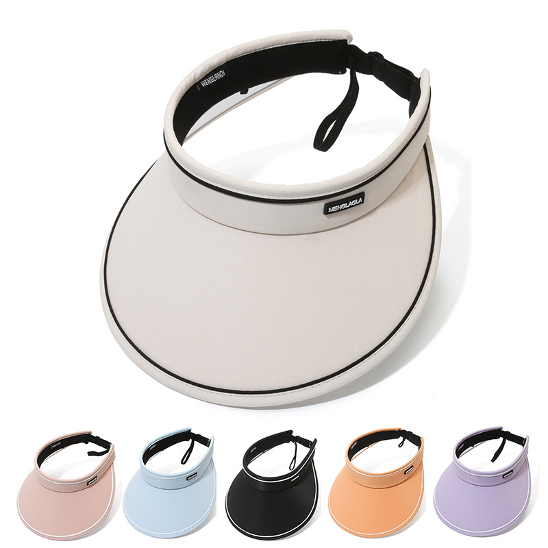 空顶帽大帽檐空顶uv防晒帽女夏季遮阳帽遮脸太阳帽夏防晒帽子批发详情1