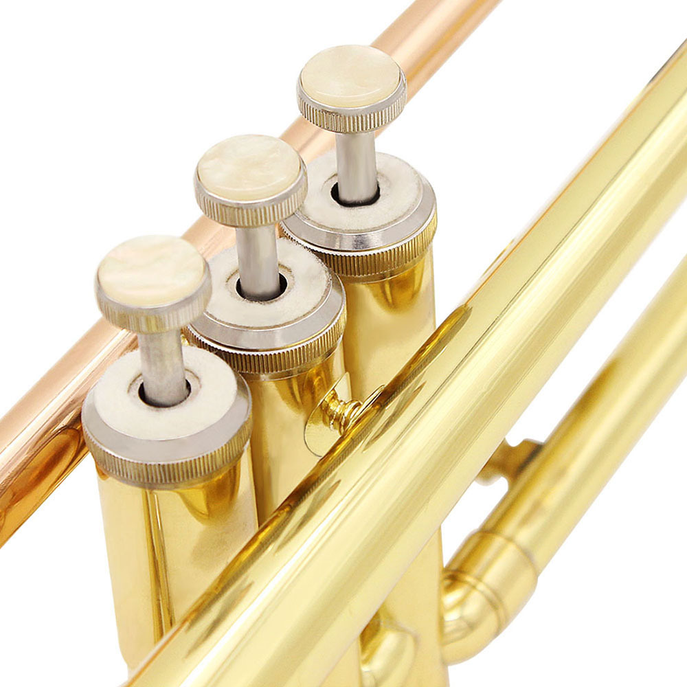 SLADE trompeta en si bemol importado latón cuerpo tubo fósforo cobre color principiante práctica banda tocando trompeta trompeta wholesale pic 11
