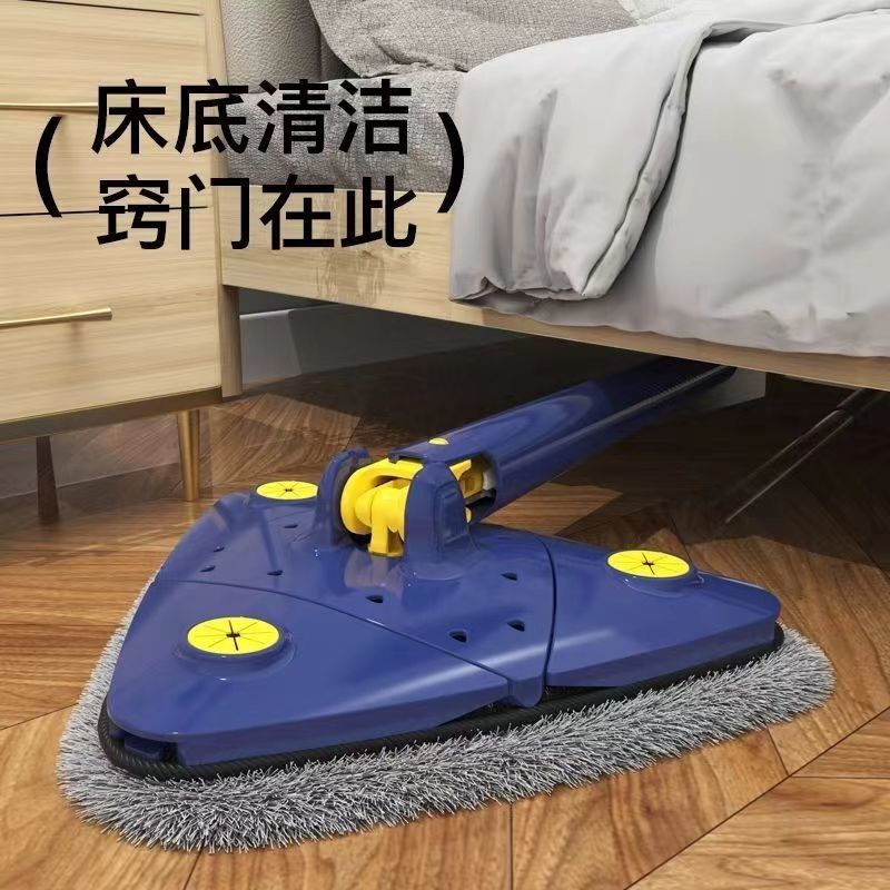 三角除尘万能旋转拧水拖把家用多功能天花板懒人清洁三角拖把详情13