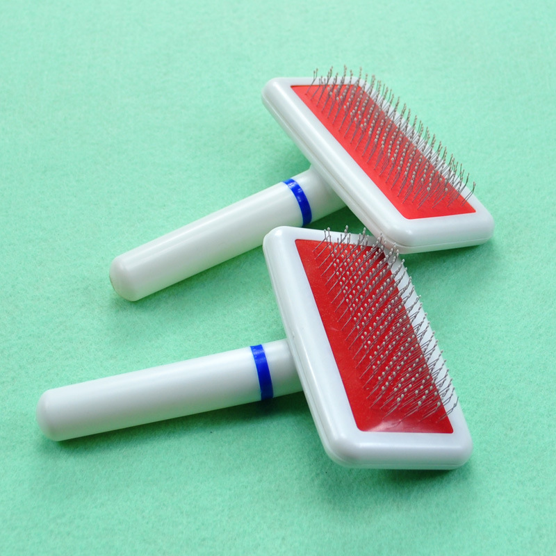 Pet needle comb, pet white needle comb with airbag, pet cat and dog comb, dog hair brush, pet grooming needle comb pic 9