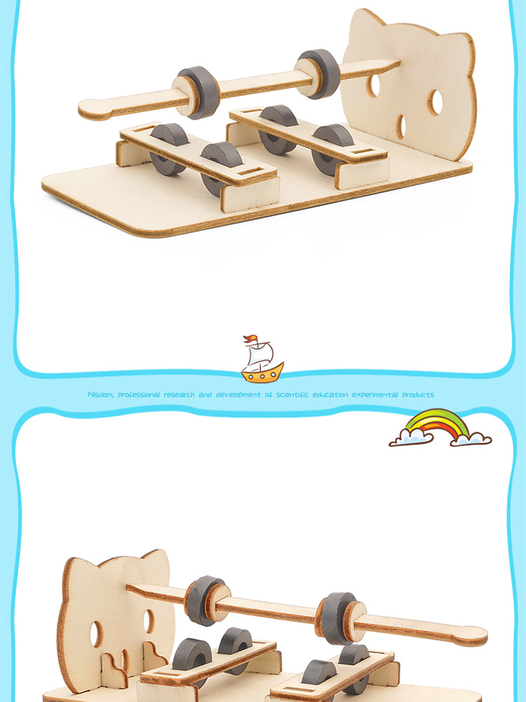 Primary school science and technology small handicrafts, DIY magnetic levitation science experiment equipment, educational steam learning AIDS pic 17