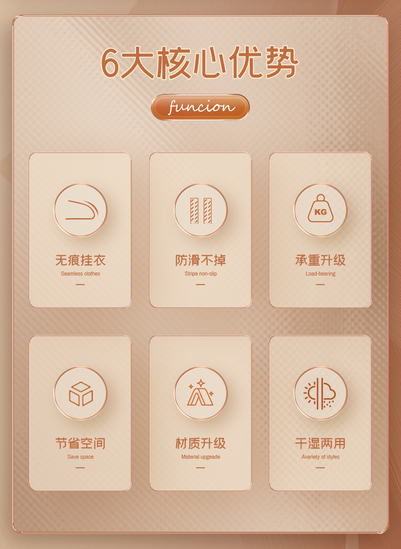 Household clothes hanger, anti-slip and anti-shoulder corner clothes drying rack, dry and wet dual-purpose clothes rack wholesale, wardrobe storage wonder pic 2