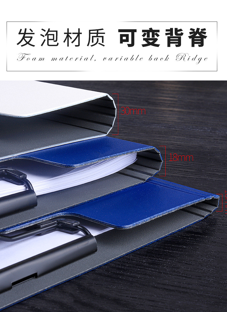 Kababa Bear hard shell board clamp, writing board, single clamp, double clamp, folder clamp, a4 document book storage clamp pad pic 4