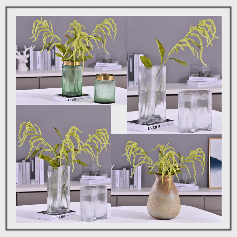 Dongli Yiwu Source Quality Products, high-end artificial flowers, hanging chicken tail tassels wholesale, artificial reeds, artificial flowers, artificial green plants, mouse tail model house home decorations pic 3