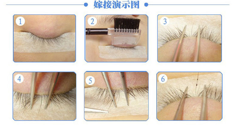 Eyelash extension student five-point positioning eye stickers for eyelash implantation teaching and learning. One bag of ten eye stickers costs 70 pic 13