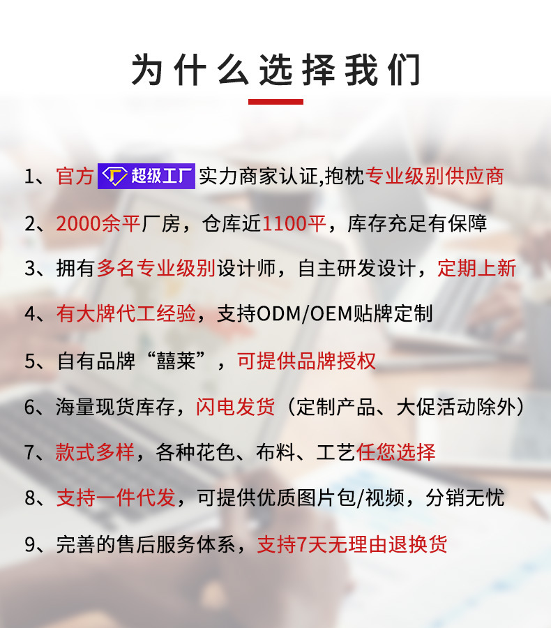 抱枕定制logo桃皮绒布靠枕沙发靠垫抱枕被跨境亚马逊家居抱枕套详情1