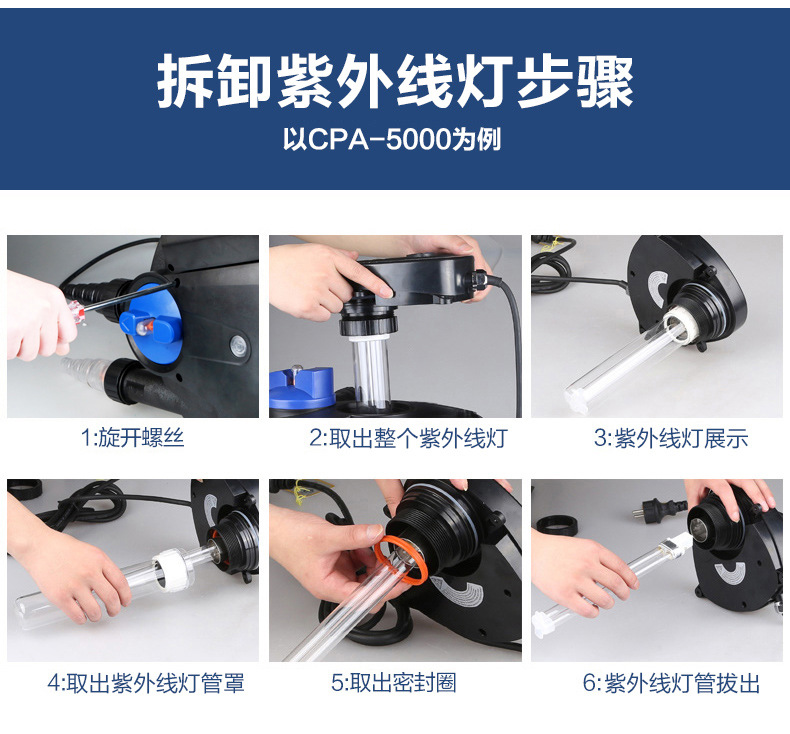 Sensun fish tank CPF series filter bucket external filtration system for fish ponds, filter bucket water tanks for external fish farming pic 16